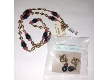 Drapers & Damon's Necklace & Earrings Set