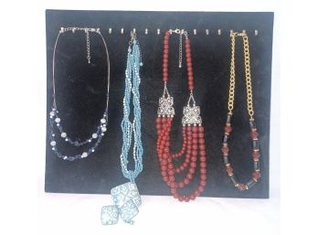 4pc Necklace 1pc Earring
