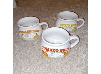 Soup Cups X3