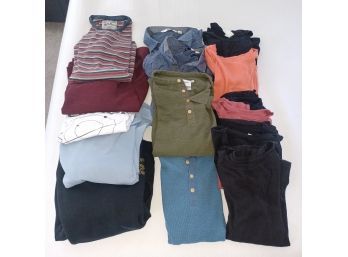 15 Total Men's & Womans Shirts-variety Lot, Large To XXL