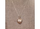 925 Sterling Silver Heart Locket Necklace