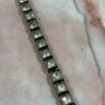 051 Lot Of Two Rhinestone Sterling Silver Tennis Vintage Bracelets