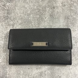 097 Vintage Cole Haan Black Leather Wallet