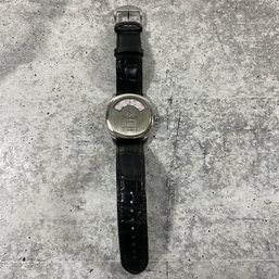 106 Stauer Automatic Mens Wrist Watch W/ Leather Band