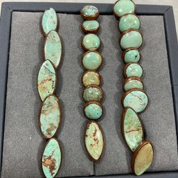 009 Bundle Of Turquoise And Copper Vintage Push Pins