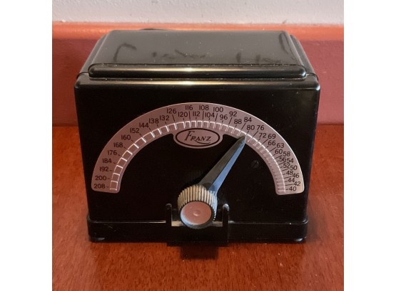 Vintage Black Franz Electric  Metronome