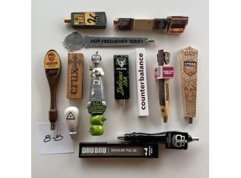 Vintage Lot Of 13 Beer Tap Handles As Pictured LOT #8