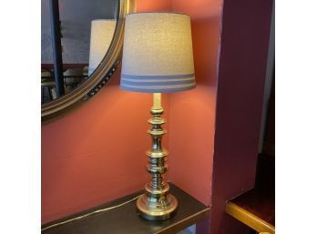 Vintage Brass Table  Lamp 27' Tall