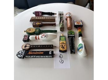 Vintage Lot Of 13 Beer Tap Handles As Pictured LOT #6