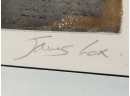 (B63) James Lox 'Delta II' Etching #27/250 Signed Art