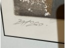 (B63) James Lox 'Delta II' Etching #27/250 Signed Art
