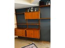(MC80) Mid Century  1960s Norway Teak Wall Unit Bookcase Storage