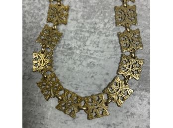 Gold Plated Sterling Metropolitan Museum Of Art MMA  Necklace (#029)