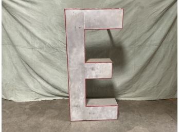 Life Sized Letter 'E'  Sign (#0038)