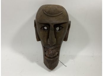 African Carved Wooden Mask (#123)