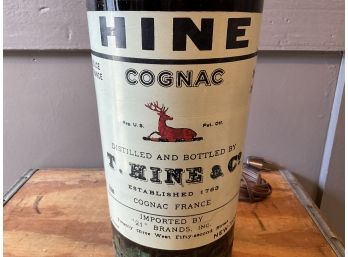 Giant Hine Cognac Wine Bottle Lamp (#109)