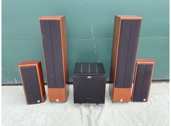 Set Of 4 Vienna Acoustics Home Surround Entertainment Speaker System (#003)