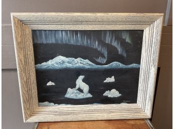 Okie Faye Whitson 'Polar Bear' Oil Painting  (#053)
