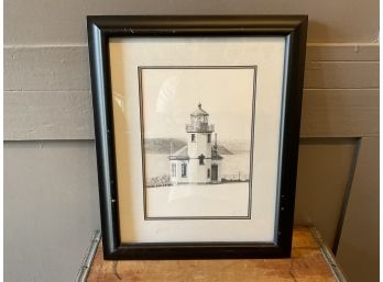1996 Ron Tyler 'Lighthouse' Signed Print (#087)