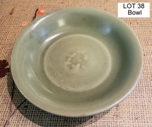 Antique Chinese Pottery Celadon Bowl