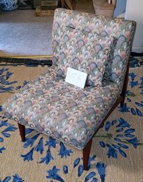 Danish Modern Rosewood Upholstered Slipper Chair