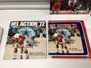 Sports & Ephemera Lot Incl. 1972 NFL Action Stamp Albums