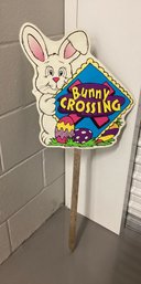 Vintage Easter Bunny Yard Sign