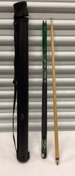 Spalding Pool Cue With Carry Case