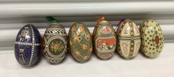 Vintage Tin Litho Vincenzo Faberge Eggs