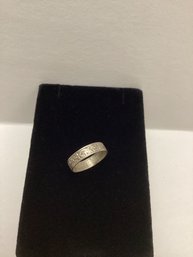 Sterling Ring With Makers Mark