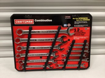 New Craftsman 12 Pc. Combination Wrench Set