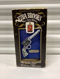Ezra Brooks Colt Peacemaker Whiskey Decanter In Original Box