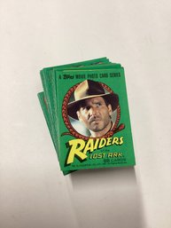 1981 Raiders Of The Lost Ark Trading Card Set