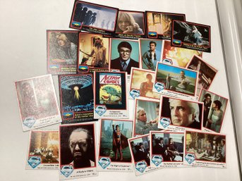 1978 Close Encounters Of The Third Kind & Superman Trading Cards