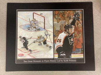 Philadelphia Flyers Keith Primeau Art Print By Tom Mosser