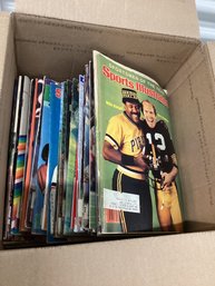 Box Of Mostly 1970s Sports Illustrated Magazines