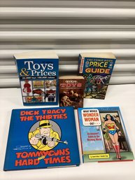 Collection Of Books On Toys & Comic Books