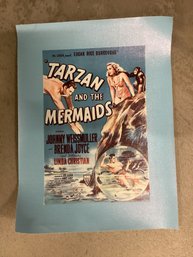 Tarzan And The Mermaids Print On Canvas