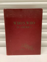 1966-1967 Whos Who In America Book