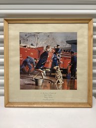 1962 Rheingold Beer Fire Department Signed By Miss Rheingold