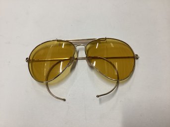 Vintage Joy 4444 Japan Yellow Tint Sunglasses Lot 2