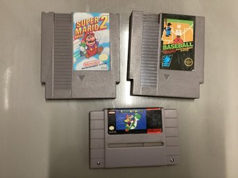 Vintage Nintendo & Super Nintendo Games