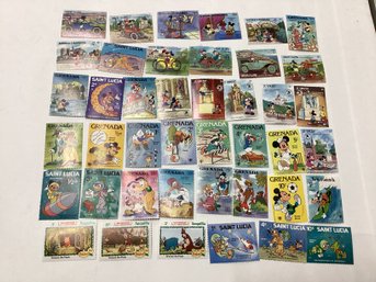 Disney Unused Foreign Stamps