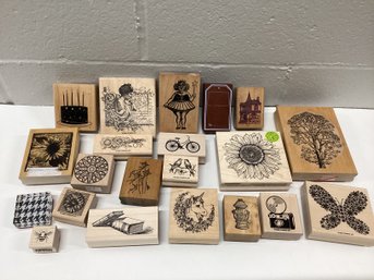 Collection Of Cool Wooden Stamps