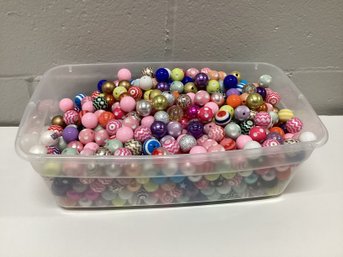 Shoe Box Full Of Colorful Beads