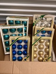 Vintage Boxed Christmas Ornaments