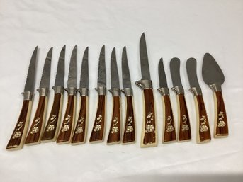 Vintage Lifetime Cutlery Sheffield Knife Set