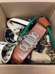 Box Of Fashion Belts