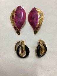 Vintage Signed Berebi & Napier Earrings