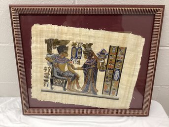 Egyptian Art On Papyrus